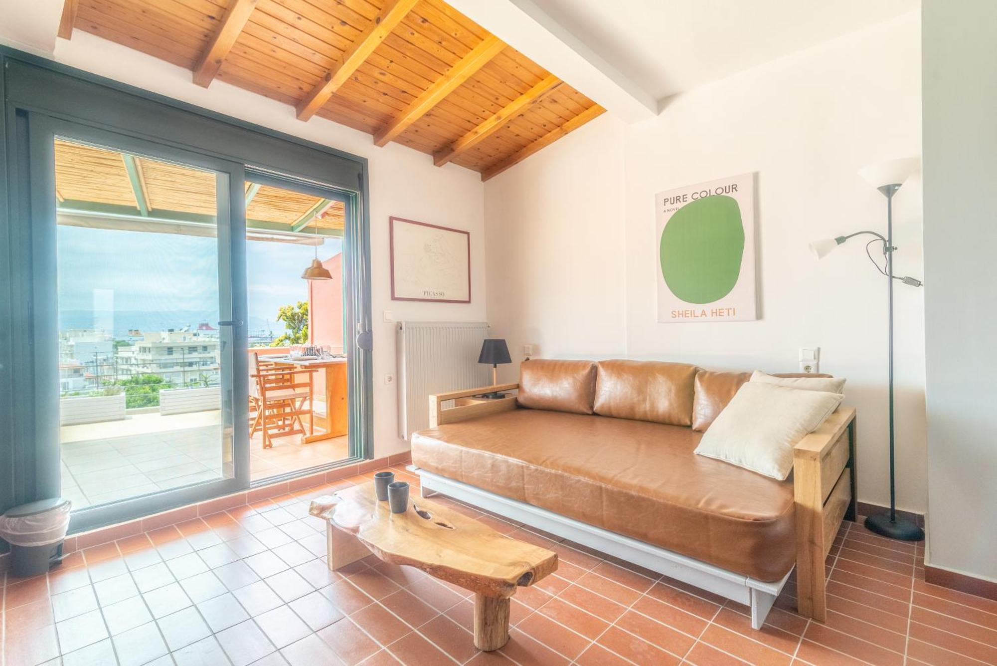 City Loft Near The Airport With Seaview Heraklion Exteriör bild