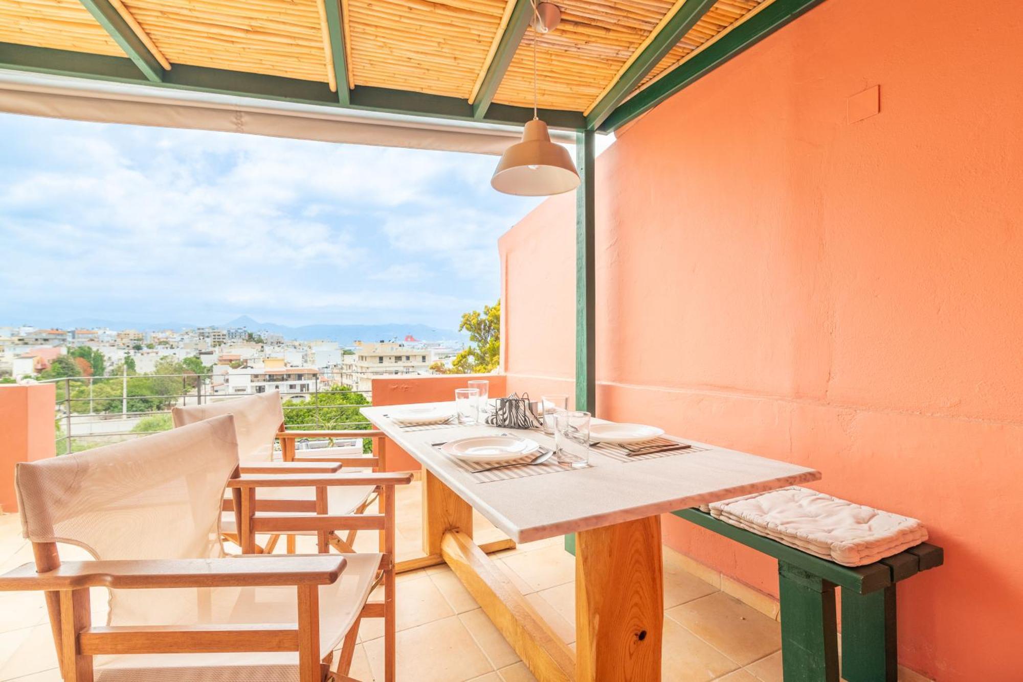 City Loft Near The Airport With Seaview Heraklion Exteriör bild