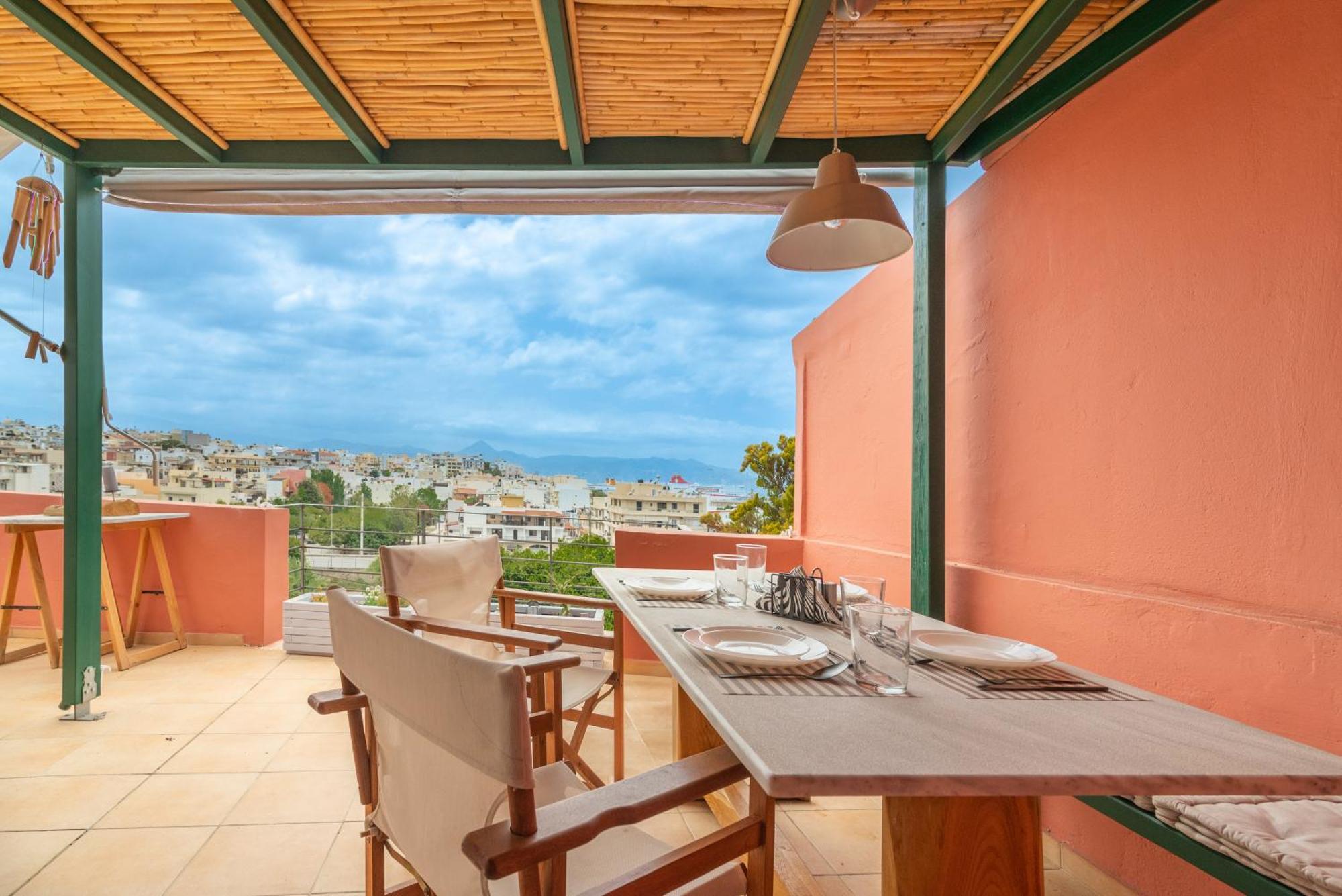City Loft Near The Airport With Seaview Heraklion Exteriör bild